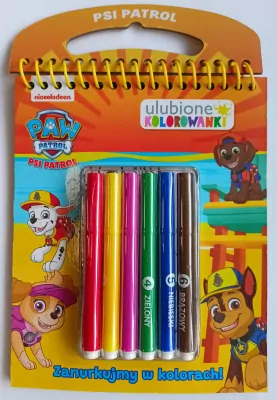 Psi Patrol. Ulubione kolorowanki cz. 1 Zanurkujmy w kolorach!