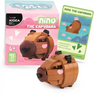 Klocki snapets kapibara brązowa KIDEA