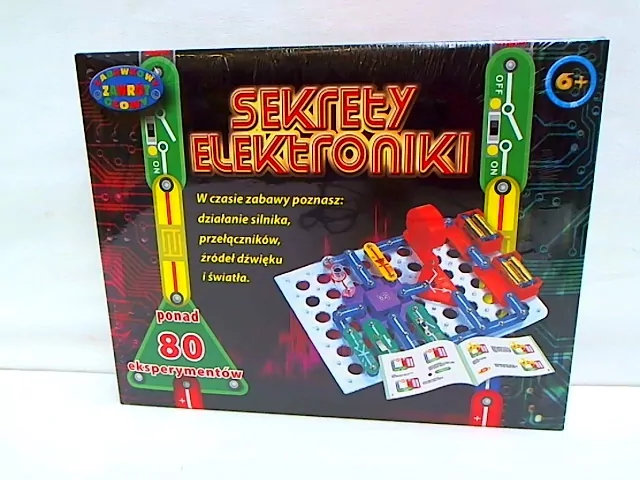 Sekrety elektroniki mini 80 eksperymentów 59582 DROMADER - tantis.pl