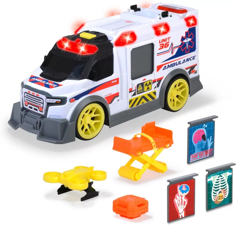 Ambulans ze światłem i dźwiękiem 37,5cm - tantis.pl
