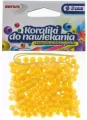 Koraliki do nawlekania żółte. 6mm 16g - tantis.pl