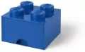LEGO(R) pojemnik klocek z szufladą czwórka niebieski - tantis.pl