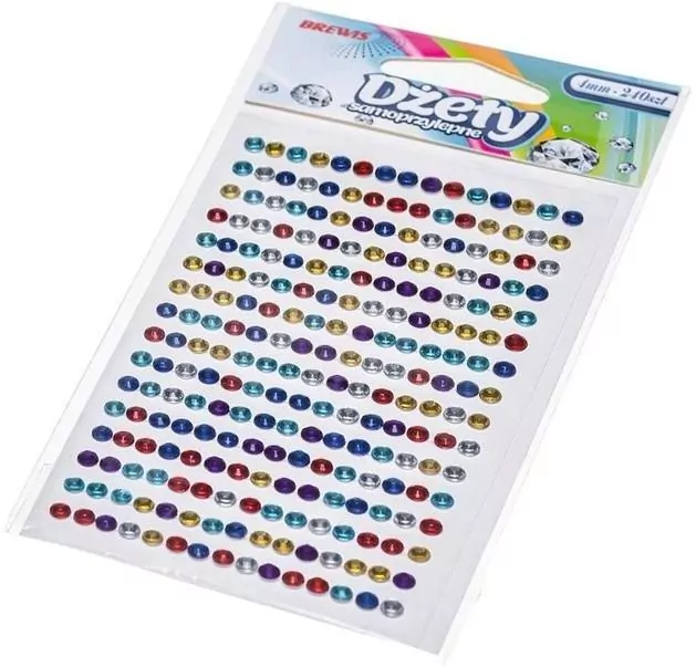 Dżety samoprzylepne kolorowe 4mm - tantis.pl