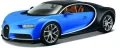 Bugatti Chiron 1:18 niebieski BBURAGO - tantis.pl