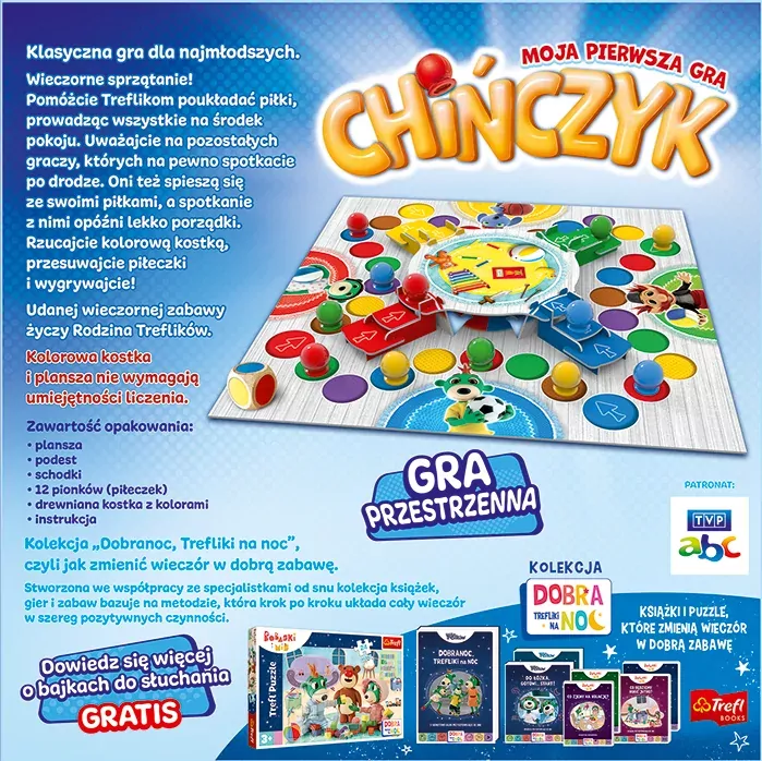 Chińczyk. Moja pierwsza gra Trefliki - tantis.pl