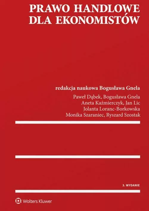 Prawo handlowe dla ekonomistów. - tantis.pl