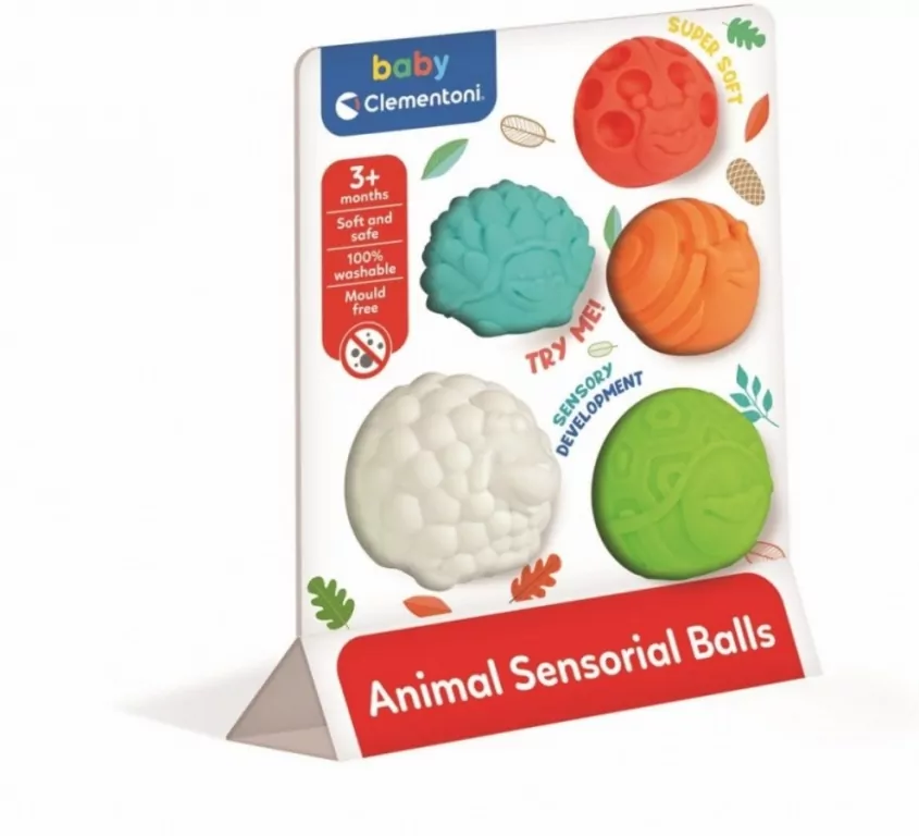 Piłeczki sensoryczne Zabawka. Clementoni - tantis.pl