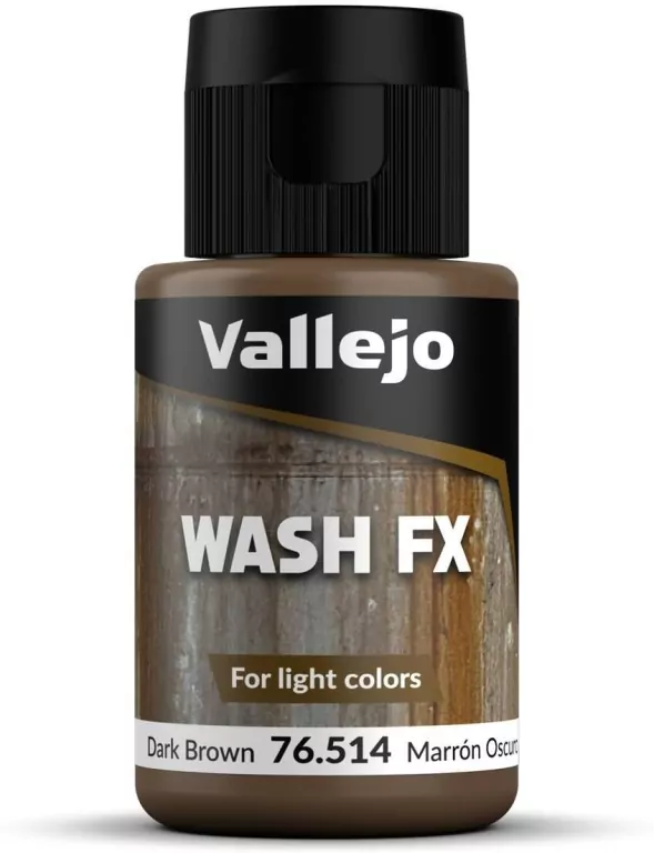 Vallejo: 76.514 - Wash FX - Dark Brown (35 ml) - tantis.pl
