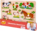 Układanka drewniana. Farma - tantis.pl