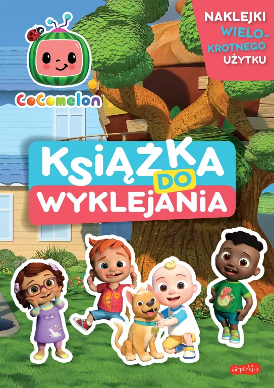 Cocomelon. Książka do wyklejania - tantis.pl