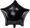 Balon foliowy. Gwiazdka. Czarna 48cm - tantis.pl