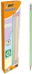 Ołówek Evolution z gumką pastel  BIC