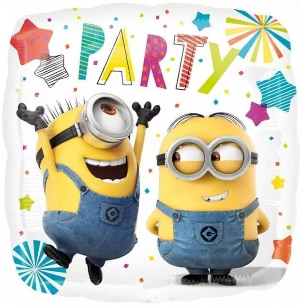 Balon foliowy Minions Party 46cm - tantis.pl