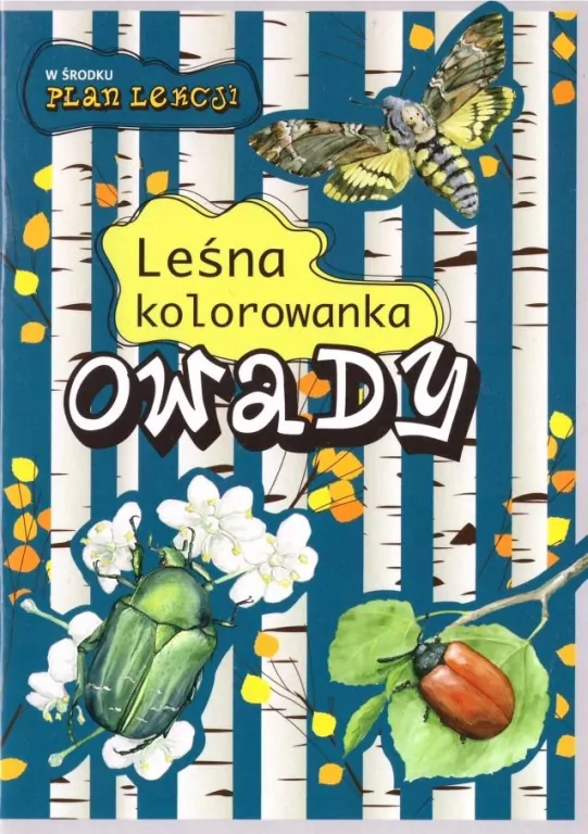 Leśna kolorowanka. Owady - tantis.pl