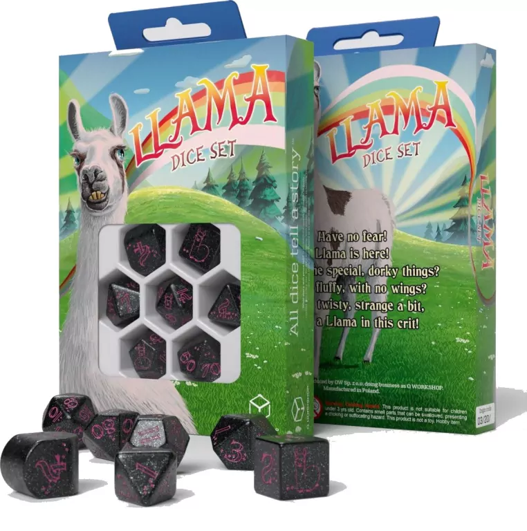 Llama Dice Set: Spitty - tantis.pl