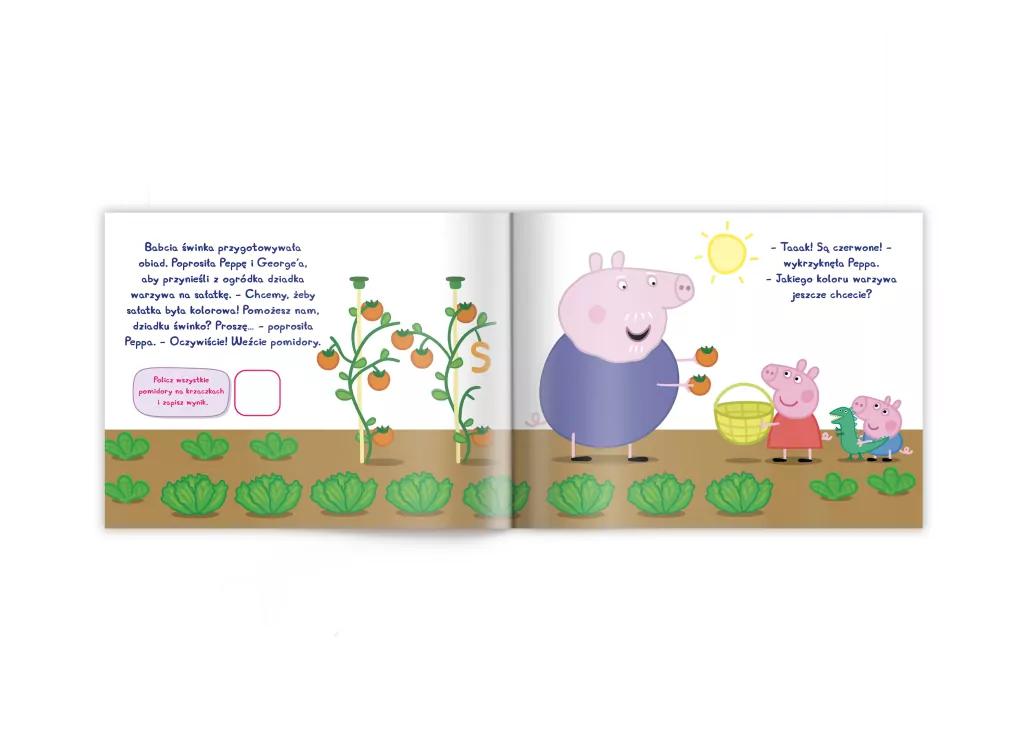 Peppa Pig. Moje ulubione warzywa. Bardzo Ważne Sprawy. Cz.15 - tantis.pl