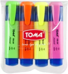 Zakreślacz Mistral mix 4 kolory TOMA