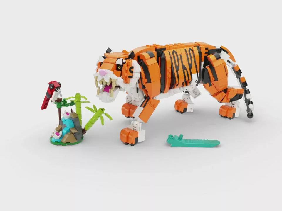 LEGO® Creator. Majestatyczny tygrys. 31129 - tantis.pl
