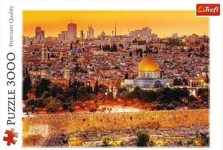 Puzzle 3000. Dachy Jerozolimy. 33032 - tantis.pl