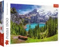 Puzzle 1500. Jezioro Oeschinen. TREFL 26166 - tantis.pl
