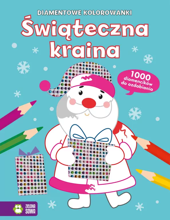 Diamentowe kolorowanki. Świąteczna kraina - tantis.pl