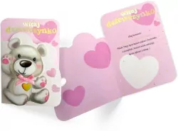 Karnet B6 DK-785 Narodziny dziewczynka