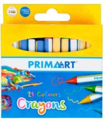 Kredki woskowe. 24 kolory