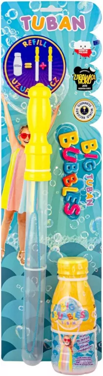 Miecz do baniek mydlanych + płyn 250ml - tantis.pl