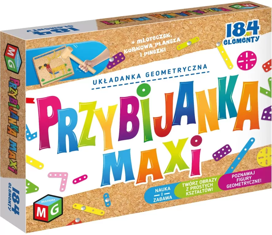 Przybijanka Maxi. Układanka geometryczna - tantis.pl