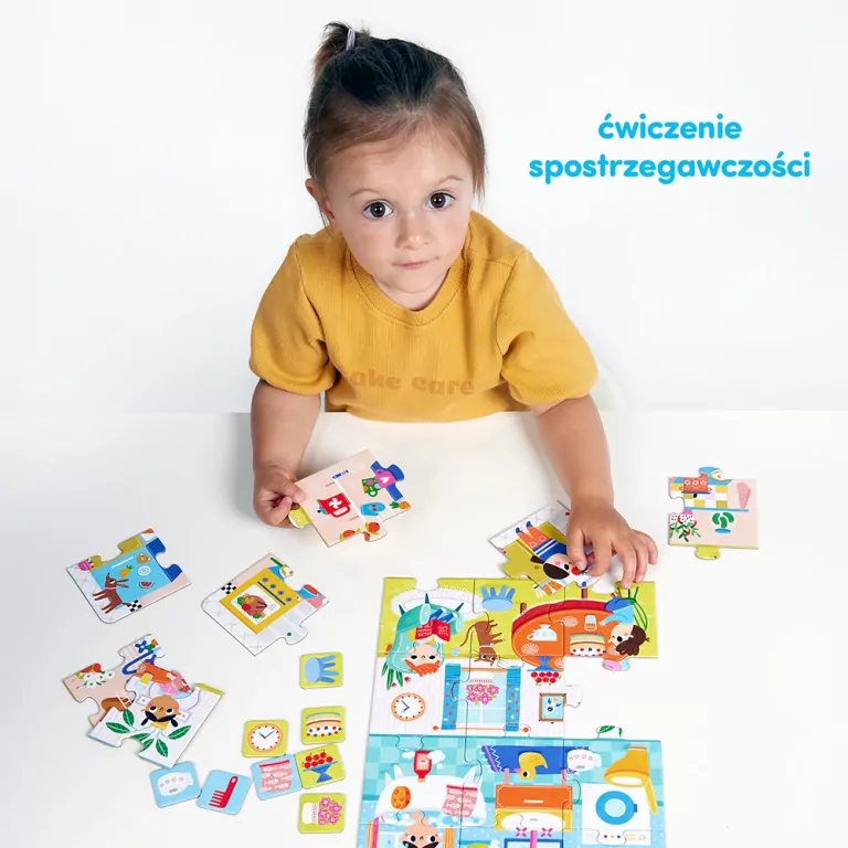 CzuCzu. Puzzle. Co robimy w domu. 24 el. - tantis.pl