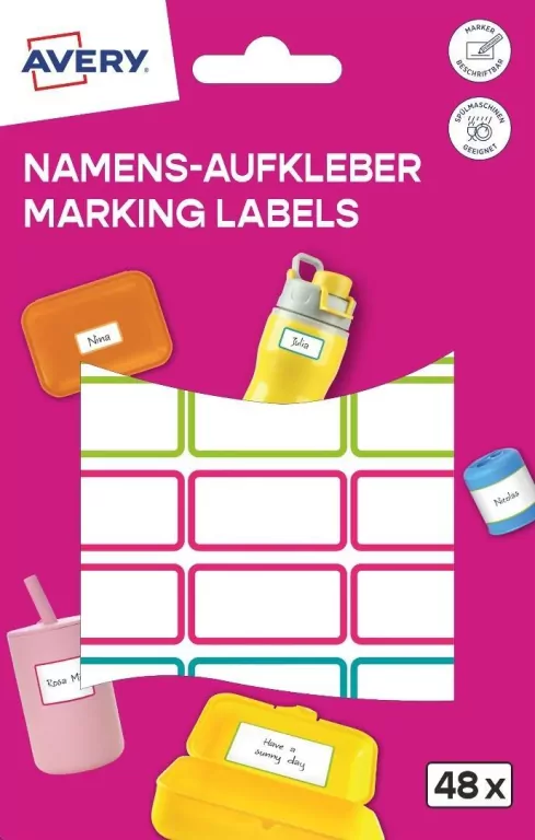 Naklejki do oznaczania - 15x32mm 48 naklejek - tantis.pl