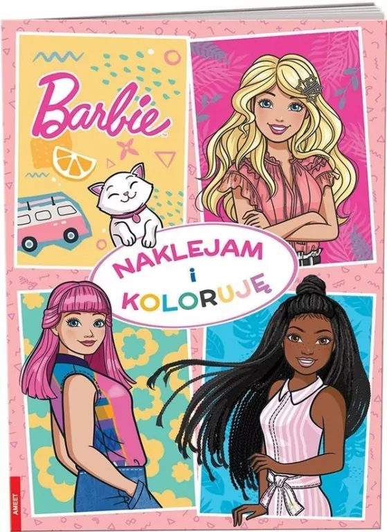 Barbie. Naklejam i koloruję - tantis.pl