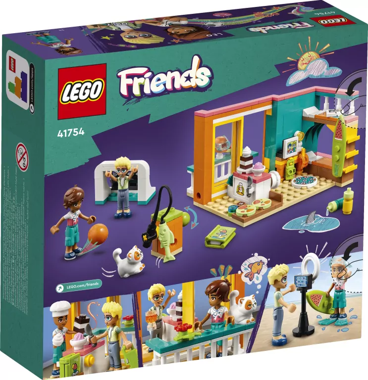 Lego® FRIENDS. Pokój Leo. 41754 - tantis.pl
