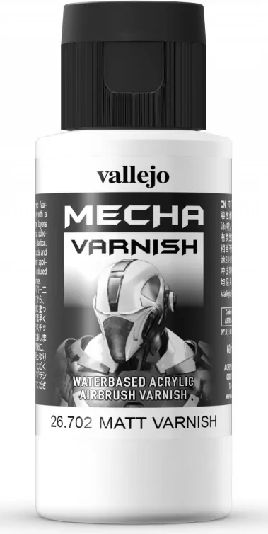 Vallejo: 26.702 - Mecha Matt Varnish (60 ml) - tantis.pl