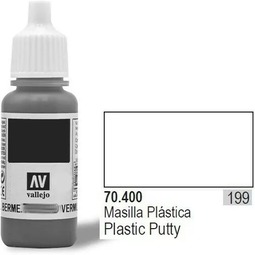 VALLEJO Lakier Nr199 Pla stic Putty 17mlAuxiliary - tantis.pl