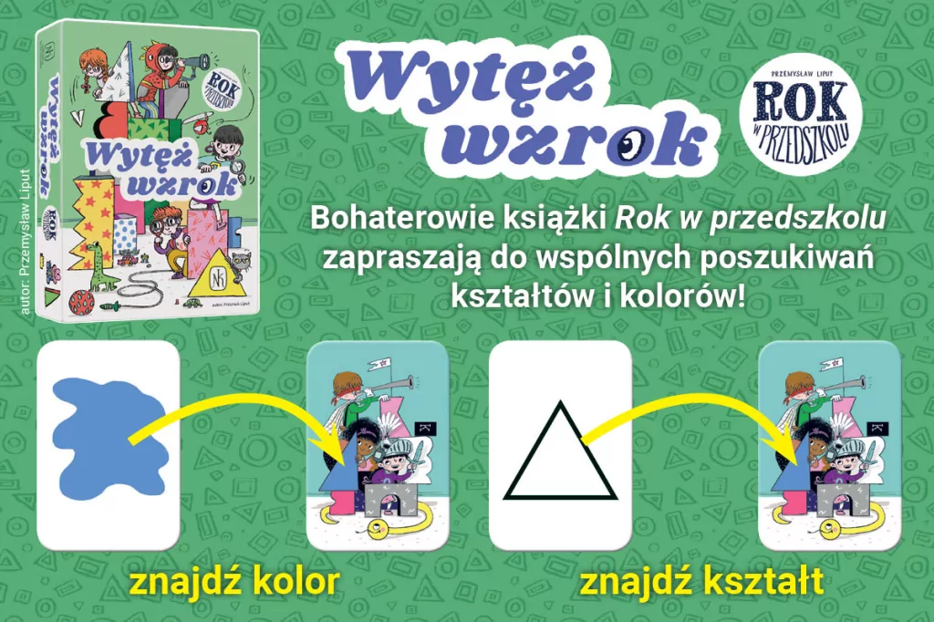 Wytęż wzrok. Rok w przedszkolu. Gra edukacyjna - tantis.pl