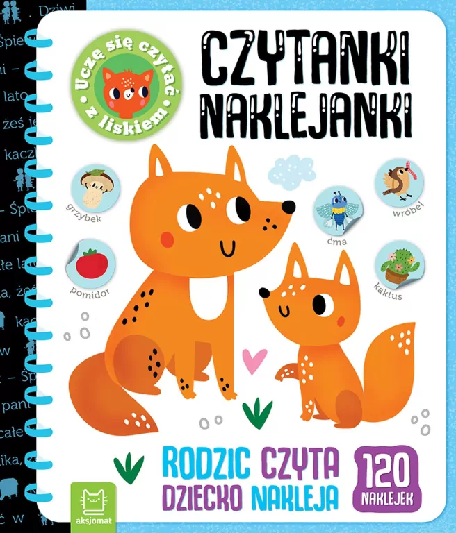 Czytanki-naklejanki. Uczę się czytać z liskiem - tantis.pl