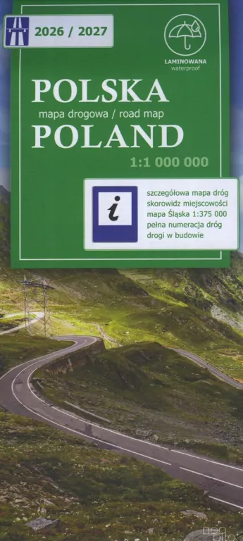 Polska mapa drogowa 1:1 000 000 - tantis.pl