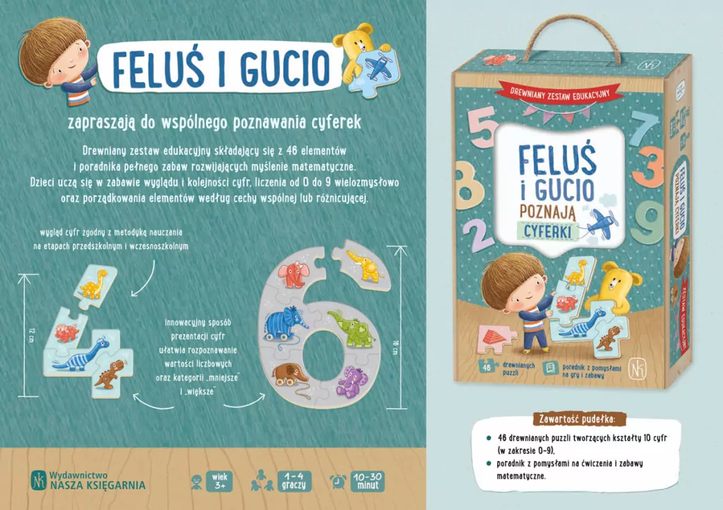 Feluś i Gucio poznają cyferki - tantis.pl