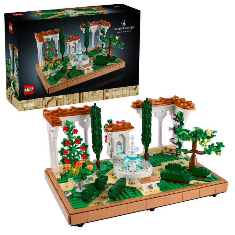 LEGO® Icons. Fontanna w ogrodzie 10359 - tantis.pl