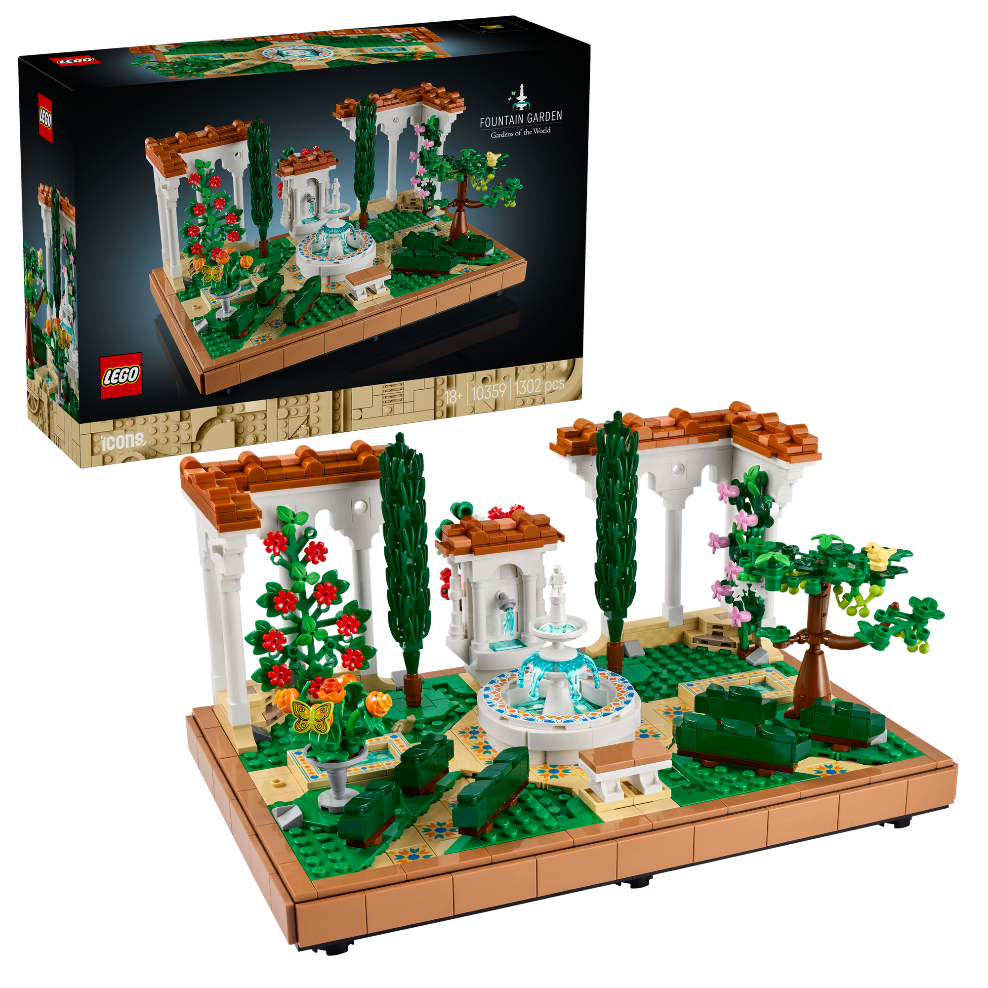 LEGO® Icons. Fontanna w ogrodzie 10359 -> Zamów do 18:00 jutro u Ciebie! - Sklep Roku 2026