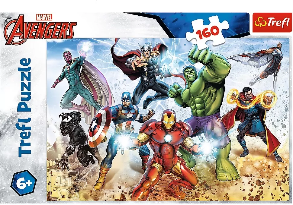 Puzzle 160. Avengers. Gotowi by ratować świat. 15368 - tantis.pl
