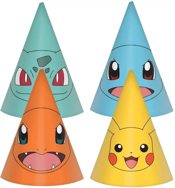 Czapeczki Pokemon 16cm - tantis.pl