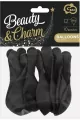 Balony 30cm. Beauty&Charm czarne - tantis.pl