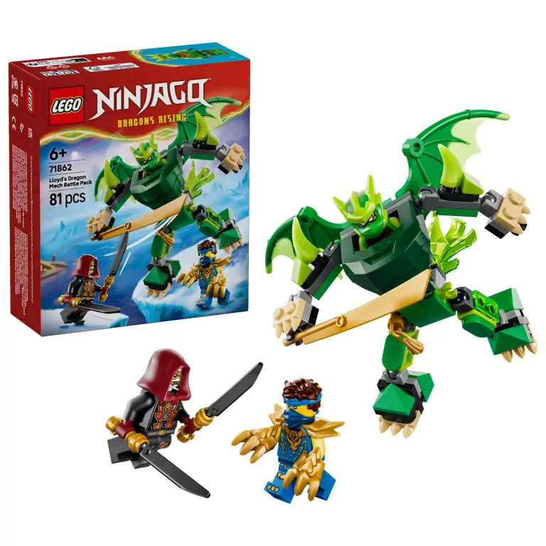 LEGO® Smoczy mech Lloyda — zestaw bitewny 71862 - tantis.pl