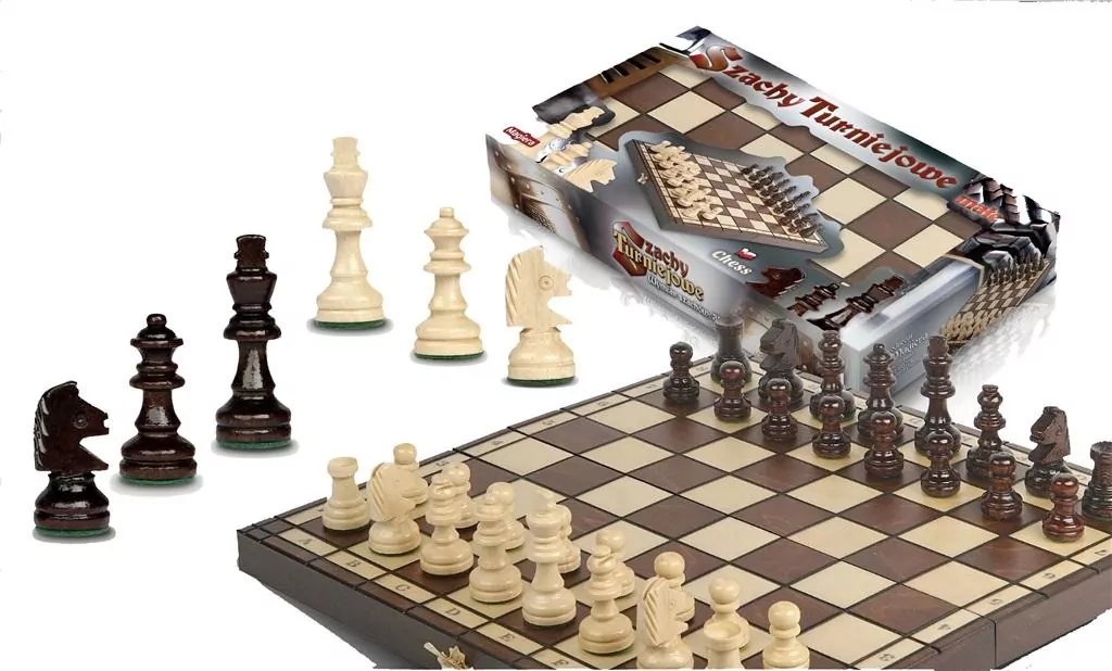 Szachy turniejowe małe 38 cm - tantis.pl