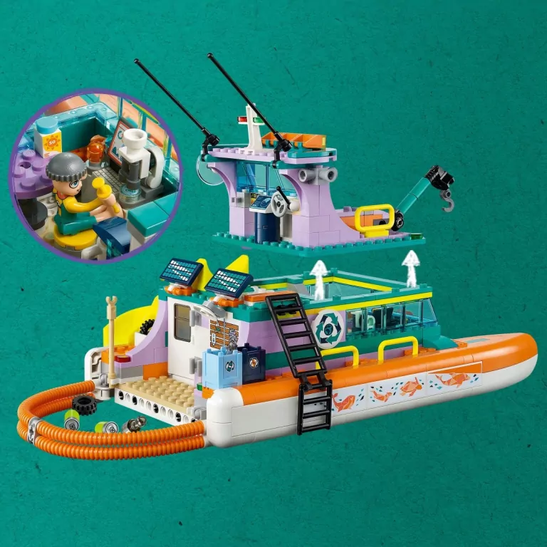 LEGO® Friends. Morska łódź ratunkowa. 41734 - tantis.pl