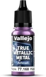 Vallejo: 77.168 - True Metallic Metal - Airbrush - Amethyst Purple (18 ml)