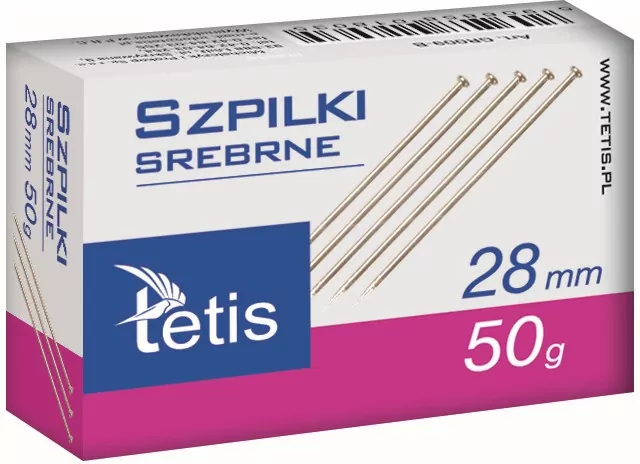 Szpilki 28 mm 50g. 10 sztuk - tantis.pl
