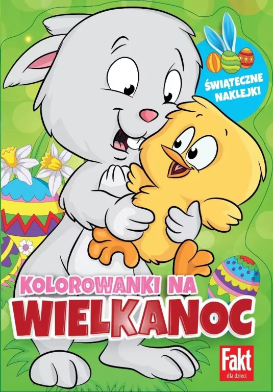 Kolorowanki na Wielkanoc. Brokatowe naklejki.. - tantis.pl